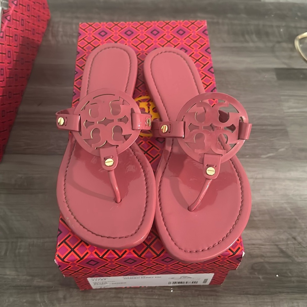 Tory Burch IN SEASON mauve sandals